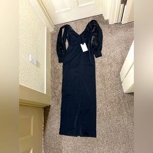 Formal Maxi Dress with cut out sleeves